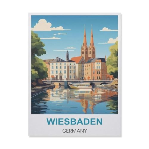 Puzzle 1000 Stück，Wiesbaden Deutschland，Papier Adult Toys Dekompression Spiel（50x70cm）-C29 von YYNFHCBS