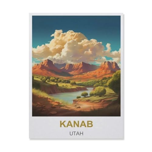 Puzzle 1000 Teile，Kanab Utah，Papier Adult Toys Dekompressionsspiel（38x26cm）-B63 von YYNFHCBS