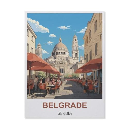 Puzzle 1000 Teile Erwachsene，Belgrad Serbien，Papier Puzzle（38x26cm）-B78 von YYNFHCBS