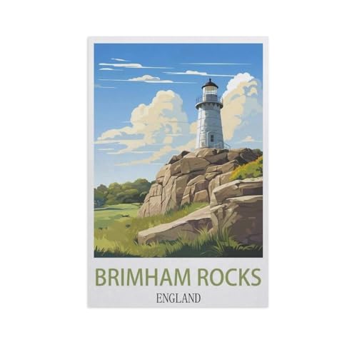 Puzzle 1000 Teile für Erwachsene，Brimham Rocks, England，Puzzle Puzzle Schwierig Perfektes Pädagogisches Geschenk für Jungen Und Mädchen（38x26cm）-J30 von YYNFHCBS