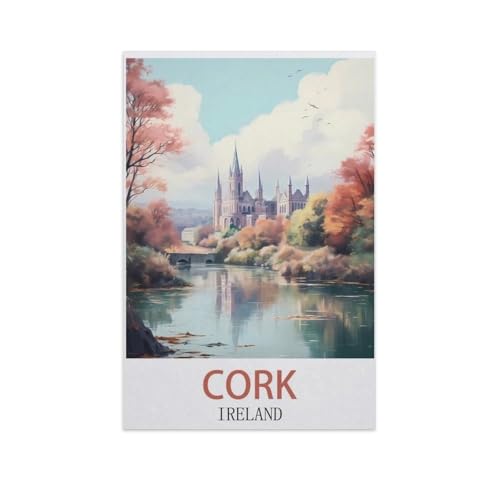 Puzzle 1000 Teile für Erwachsene，Cork, Irland，Puzzle Puzzle Schwierig Perfektes Pädagogisches Geschenk für Jungen Und Mädchen（50x70cm）-I57 von YYNFHCBS