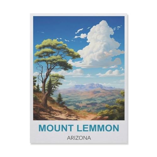 Puzzles 1000 Stück Papier Montage Bild，Mount Lemmon Arizona，Filmplakat Für Erwachsene Spiele Lernspielzeug（38x26cm）-D74 von YYNFHCBS