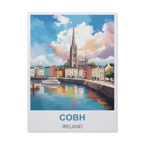 Puzzles 1000 Teile für Erwachsene，Cobh Irland，Klassische Puzzle Teenager Jungen Mädchen Puzzle Lustige Familienpuzzles In Premium-Qualität Zum Geburtstag（75x50cm）-D40 von YYNFHCBS