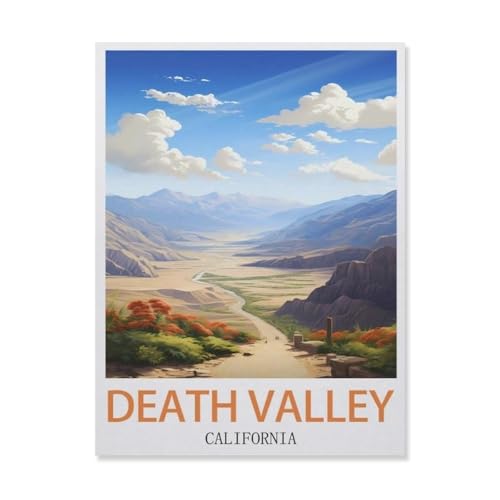 Puzzles Mit 1000 Teilen Puzzles Aus Papier，Death Valley Kalifornien，Puzzle 1000 Teile Für Erwachsene Lustige Kreative DIY-Spielzeuggeschenke Für Mädchen Und Jungen（38x26cm）-E91 von YYNFHCBS