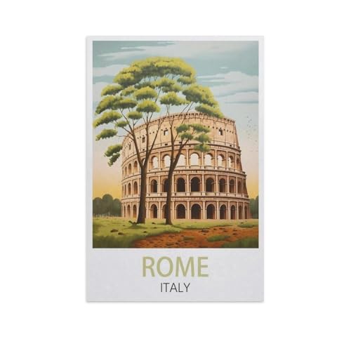 Rom, Italien，Puzzle 1000 Teile Erwachsene Kinde Spaß Lernspielzeug Geschenke（38x26cm）-I5 von YYNFHCBS