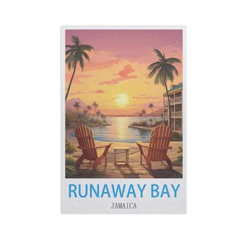 Runaway Bay, Jamaika，Puzzle 1000 Teile für Erwachsene, Klassische Puzzle Teenager Jungen Mädchen Puzzle Puzzles Spiele Pädagogisches Geschenk Home Decor（38x26cm）-H89 von YYNFHCBS