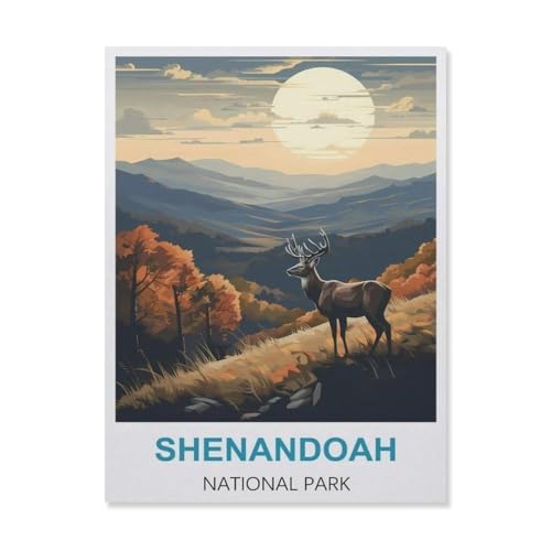 Shenandoah Nationalpark，Puzzles 1000 Teile für Erwachsene, Klassische Puzzle Kinder Puzzle Herausfordernde Und Schwierige Rätsel für Erwachsene Und Jugendliche（75x50cm）-C73 von YYNFHCBS