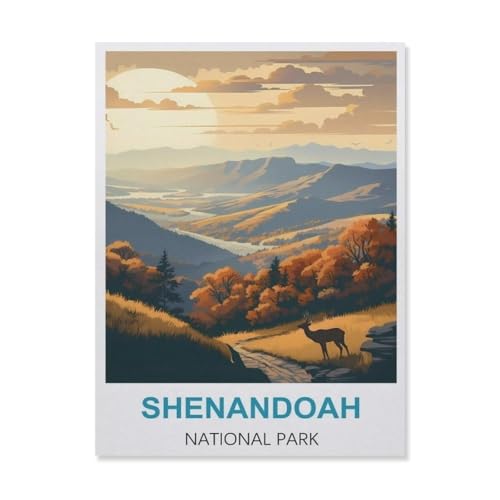 Shenandoah Nationalpark USA，Puzzle 1000 Teile Erwachsene Kinde Spaß Lernspielzeug Geschenke（50x70cm）-D64 von YYNFHCBS