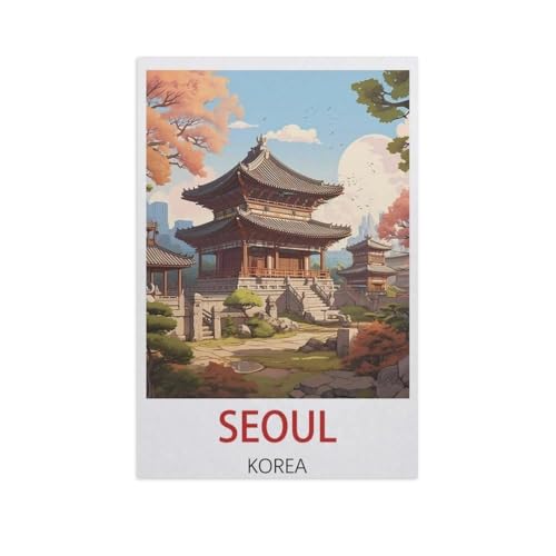Soul Korea，Puzzle 1000 Teile für Erwachsene, Klassische Puzzle Teenager Jungen Mädchen Puzzle Puzzles Spiele Pädagogisches Geschenk Home Decor（75x50cm）-K8 von YYNFHCBS