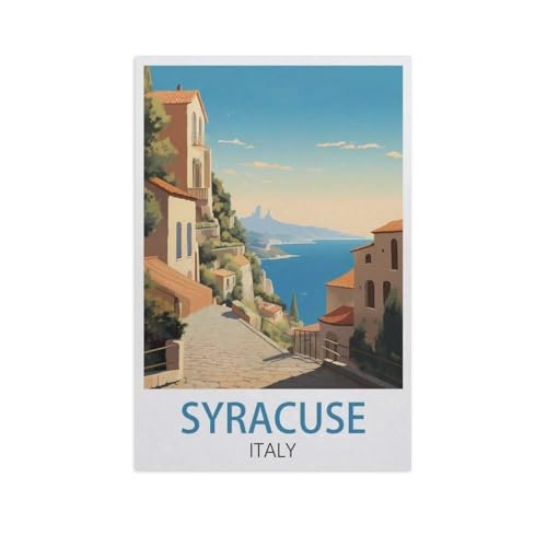 Syrakus Italien，Puzzles 1000 Teile für Erwachsene, Klassische Puzzle Jungen Mädchen Puzzle für Kinder Teenager Lernspiel Spielzeug（75x50cm）-K10 von YYNFHCBS