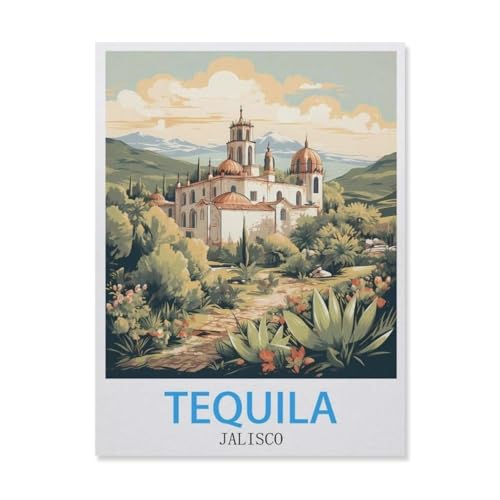 Tequila Jalisco，1000 Teile Puzzle Erwachsene Dekompressionsspielzeug Erwachsene Ideales Pädagogisches Puzzle Erwachsene Spiele Geschenk（38x26cm）-F79 von YYNFHCBS