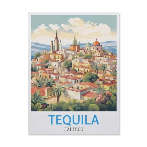 Tequila Jalisco，Puzzles 1000 Teile für Erwachsene, Klassische Puzzle Kinder Puzzle Herausfordernde Und Schwierige Rätsel für Erwachsene Und Jugendliche（38x26cm）-F65 von YYNFHCBS