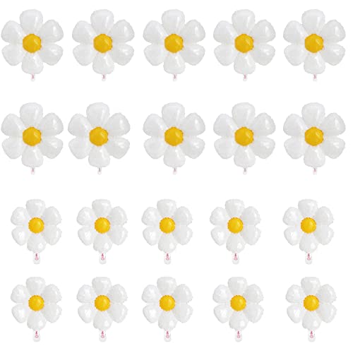 YYQQ 20Stück Gänseblümchen Geburtstag Luftballon, Partyballon Geburtstag, Daisy Balloon, Folien Ballon, Geeignet für Geburtstagsfeier, Verlobung, Hochzeit, Jubiläumsdekoration YYQQ 20Stück Gänseblümchen Geburtstag Luftballon, Partyballon Geburtstag, Daisy Balloon, Folien Ballon, Geeignet für Geburtstagsfeier, Verlobung, Hochzeit, Jubiläumsdekoration von Xusxes