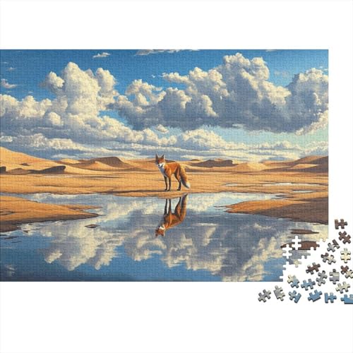 1000-teilige Puzzles Für Erwachsene Fuchs Anspruchsvolles Spielzeug Feuerwerk Figurenpuzzle Lernspiel Spielzeug Geschenk Home-Dekoration 1000pcs (75x50cm) von YYVKPMLXC