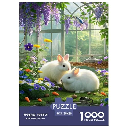 Angorakaninchen 1000-teilige Puzzles Für Erwachsene EIN Unmögliches Geschicklichkeitsspiel Gartenlandschaft Familien-Puzzlespiel Home-Dekoration 38x26cm/1000pcs Angorakaninchen 1000-teilige Puzzles Für Erwachsene EIN Unmögliches Geschicklichkeitsspiel Gartenlandschaft Familien-Puzzlespiel Home-Dekoration 38x26cm/1000pcs von YYVKPMLXC