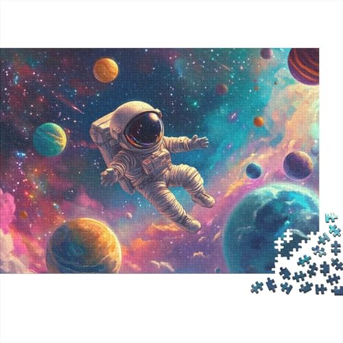 Astronaut 1000-stückiges Puzzle Für Erwachsene Kosmischer Sternenhimmel EIN Unmögliches Geschicklichkeitsspiel Figurenpuzzle Familien-Puzzlespiel Home-Dekoration 1000pcs (75x50cm) von YYVKPMLXC