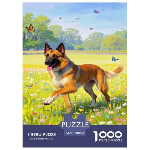 Belgischer Malinois 1000-teiliges Puzzle Für Erwachsene,Outdoor-Landschaft Herausforderungsspielzeug Intelligenz-Puzzle Lernspiel Spielzeug Home-Dekoration 70x50cm/1000pcs Belgischer Malinois 1000-teiliges Puzzle Für Erwachsene,Outdoor-Landschaft Herausforderungsspielzeug Intelligenz-Puzzle Lernspiel Spielzeug Home-Dekoration 70x50cm/1000pcs von YYVKPMLXC