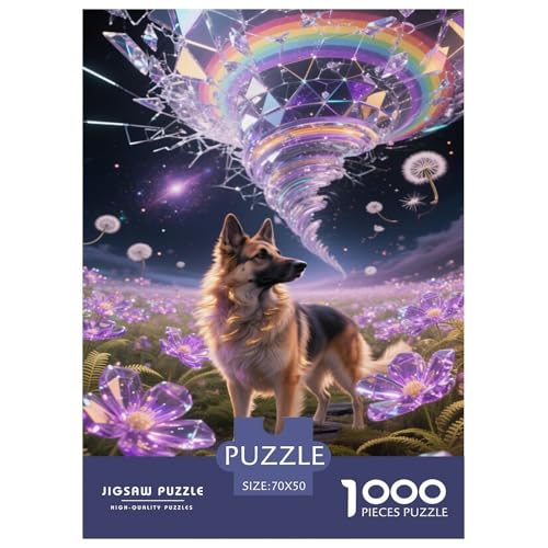 Belgischer Malinois-Hund 1000-teilige Puzzles Für Erwachsene,Fantasy Blumenfeld EIN Unmögliches Geschicklichkeitsspiel Intelligenz-Puzzle Home-Dekoration 70x50cm/1000pcs Belgischer Malinois-Hund 1000-teilige Puzzles Für Erwachsene,Fantasy Blumenfeld EIN Unmögliches Geschicklichkeitsspiel Intelligenz-Puzzle Home-Dekoration 70x50cm/1000pcs von YYVKPMLXC