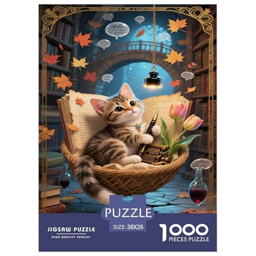 Chartreux-Kater 1000-teilige Puzzles Für Erwachsene,Innen Landschaft Herausforderungsspielzeug Denksport-Puzzle, Familien-Puzzlespiel Home-Dekoration 38x26cm/1000pcs Chartreux-Kater 1000-teilige Puzzles Für Erwachsene,Innen Landschaft Herausforderungsspielzeug Denksport-Puzzle, Familien-Puzzlespiel Home-Dekoration 38x26cm/1000pcs von YYVKPMLXC