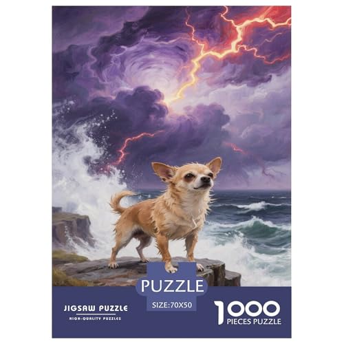 Chihuahua-Hund 1000-teilige Puzzles Für Erwachsene,Meersicht Anspruchsvolles Intelligenz-Puzzle Spielzeug, Familien-Puzzlespiel Home-Dekoration 70x50cm/1000pcs Chihuahua-Hund 1000-teilige Puzzles Für Erwachsene,Meersicht Anspruchsvolles Intelligenz-Puzzle Spielzeug, Familien-Puzzlespiel Home-Dekoration 70x50cm/1000pcs von YYVKPMLXC