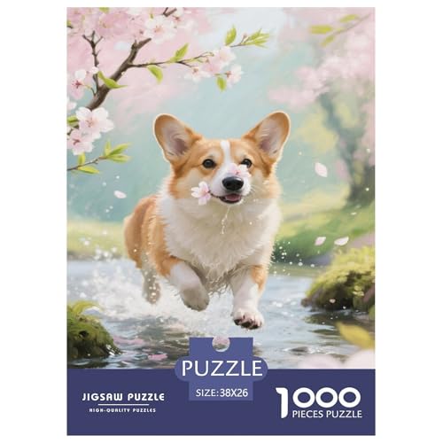 Corgi 1000-teilige Puzzles Für Erwachsene,Frühlingslandschaft Herausforderungsspielzeug Denksport-Puzzle, Familien-Puzzlespiel Home-Dekoration 38x26cm/1000pcs Corgi 1000-teilige Puzzles Für Erwachsene,Frühlingslandschaft Herausforderungsspielzeug Denksport-Puzzle, Familien-Puzzlespiel Home-Dekoration 38x26cm/1000pcs von YYVKPMLXC
