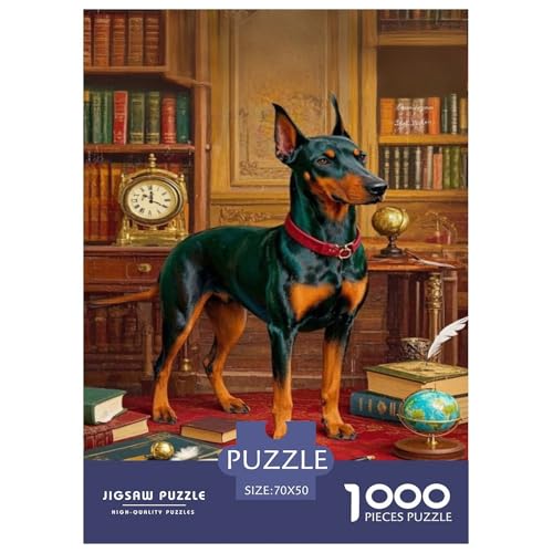 Dobermann 1000-teilige Puzzles Für Erwachsene EIN Unmögliches Geschicklichkeitsspiel Ruhesames Studium Familien-Puzzlespiel Home-Dekoration 70x50cm/1000pcs Dobermann 1000-teilige Puzzles Für Erwachsene EIN Unmögliches Geschicklichkeitsspiel Ruhesames Studium Familien-Puzzlespiel Home-Dekoration 70x50cm/1000pcs von YYVKPMLXC