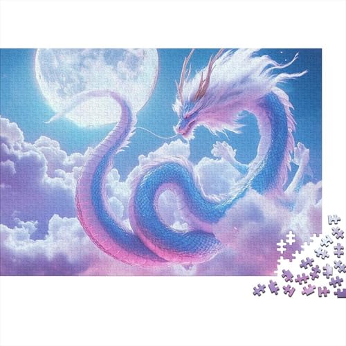 Drache Puzzle Aus 1000 Stücken Für Erwachsene Stadtstraße EIN Unmögliches Geschicklichkeitsspiel Formpuzzel Lernspiel Spielzeug Geschenk Home-Dekoration 1000pcs (75x50cm) von YYVKPMLXC