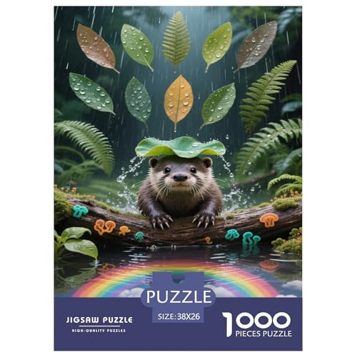 Europäische Otter 1000-teilige Puzzles Für Erwachsene,Natürliche Landschaft Anspruchsvolles Spielzeug Intelligenz-Puzzle Home-Dekoration 38x26cm/1000pcs Europäische Otter 1000-teilige Puzzles Für Erwachsene,Natürliche Landschaft Anspruchsvolles Spielzeug Intelligenz-Puzzle Home-Dekoration 38x26cm/1000pcs von YYVKPMLXC