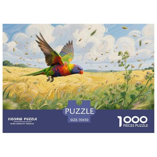 Farbiger Papagei 1000-teilige Puzzles Für Erwachsene,Idyllisches Sommerlandschaft EIN Unmögliches Geschicklichkeitsspiel Familien-Puzzlespiel Home-Dekoration 70x50cm/1000pcs Farbiger Papagei 1000-teilige Puzzles Für Erwachsene,Idyllisches Sommerlandschaft EIN Unmögliches Geschicklichkeitsspiel Familien-Puzzlespiel Home-Dekoration 70x50cm/1000pcs von YYVKPMLXC