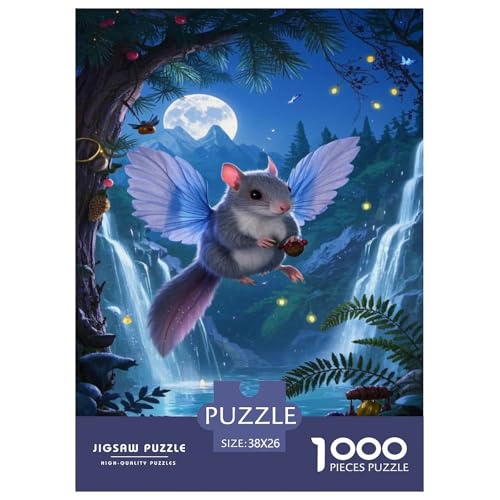 Flugwiesel 1000-teiliges Puzzle Für Erwachsene,Traumhafter Wald Denksport-Puzzle Herausforderungsspielzeug, Familien-Puzzlespiel Home-Dekoration 38x26cm/1000pcs Flugwiesel 1000-teiliges Puzzle Für Erwachsene,Traumhafter Wald Denksport-Puzzle Herausforderungsspielzeug, Familien-Puzzlespiel Home-Dekoration 38x26cm/1000pcs von YYVKPMLXC