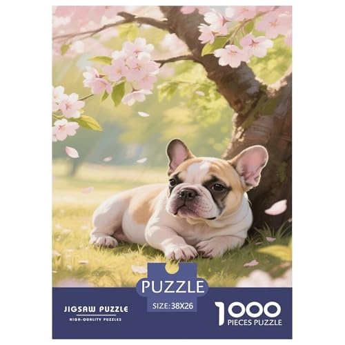 Französischer Bulldoggege 1000-teiliges Puzzle Für Erwachsene,Frühlingslandschaft Herausforderungsspielzeug Intelligenz-Puzzle Lernspiel Spielzeug Home-Dekoration 38x26cm/1000pcs Französischer Bulldoggege 1000-teiliges Puzzle Für Erwachsene,Frühlingslandschaft Herausforderungsspielzeug Intelligenz-Puzzle Lernspiel Spielzeug Home-Dekoration 38x26cm/1000pcs von YYVKPMLXC