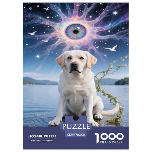Golden Retriever 1000-teiliges Puzzle Für Erwachsene See Landscape Herausforderungsspielzeug Schnipselpuzzle Familien-Puzzlespiel Home-Dekoration 70x50cm/1000pcs Golden Retriever 1000-teiliges Puzzle Für Erwachsene See Landscape Herausforderungsspielzeug Schnipselpuzzle Familien-Puzzlespiel Home-Dekoration 70x50cm/1000pcs von YYVKPMLXC