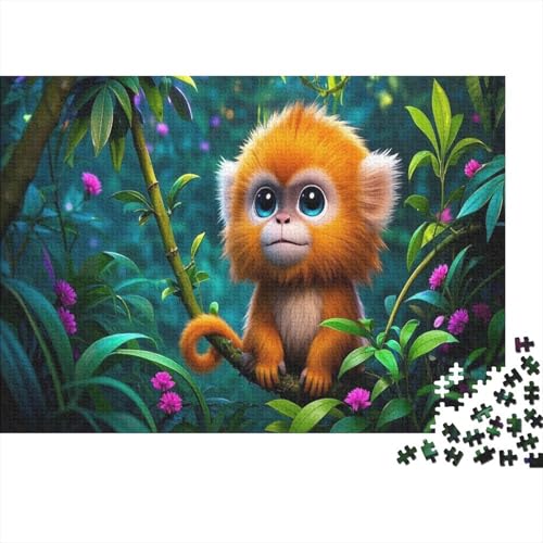 Goldfisch 1000-teiliges Puzzle Für Erwachsene Tropical RainSavannenlandschaft Anspruchsvolles Spielzeug Holzpuzzles Lernspiel Spielzeug Geschenk Home-Dekoration 1000pcs (75x50cm) von YYVKPMLXC