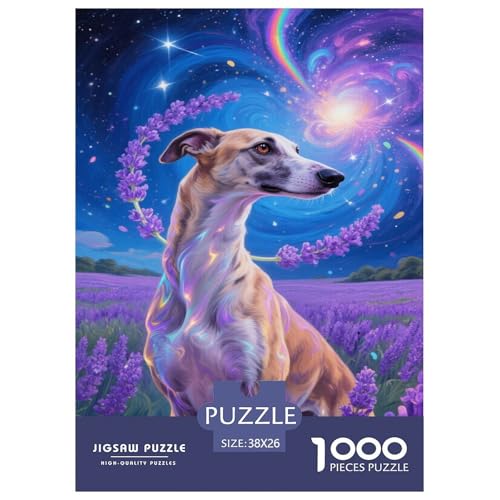 Greyhound 1000-teilige Puzzles Für Erwachsene,Traumhafter Sternenhimmel EIN Unmögliches Geschicklichkeitsspiel Familien-Puzzlespiel Home-Dekoration 38x26cm/1000pcs von YYVKPMLXC