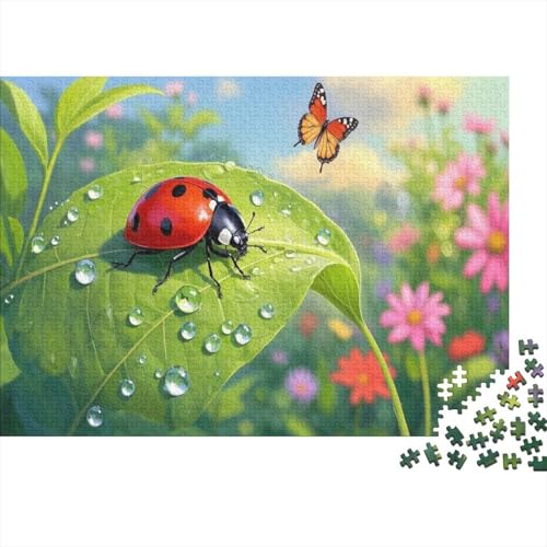 Hase Puzzles Aus 1000 Teilen Für Erwachsene Schmetterling Anspruchsvolles Spielzeug Holzpuzzles Familien-Puzzlespiel Home-Dekoration 1000pcs (75x50cm) von YYVKPMLXC