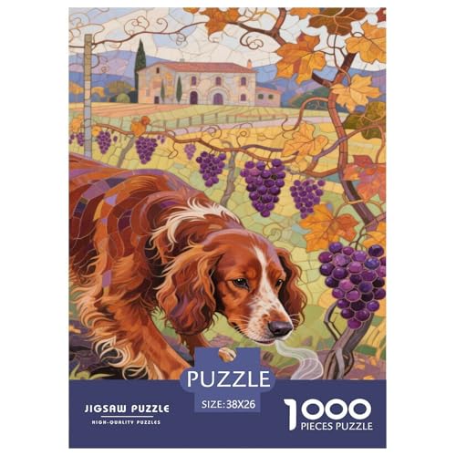 Irish Setter 1000-stückiges Puzzle Für Erwachsene,Ländliche Architektur Intelligenz-Puzzle Anspruchsvolles Spielzeug Familien-Puzzlespiel Home-Dekoration 38x26cm/1000pcs Irish Setter 1000-stückiges Puzzle Für Erwachsene,Ländliche Architektur Intelligenz-Puzzle Anspruchsvolles Spielzeug Familien-Puzzlespiel Home-Dekoration 38x26cm/1000pcs von YYVKPMLXC