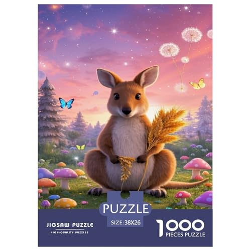 Känguru 1000-teilige Puzzles Für Erwachsene EIN Unmögliches Geschicklichkeitsspiel Schmetterlinge Familien-Puzzlespiel Home-Dekoration 38x26cm/1000pcs Känguru 1000-teilige Puzzles Für Erwachsene EIN Unmögliches Geschicklichkeitsspiel Schmetterlinge Familien-Puzzlespiel Home-Dekoration 38x26cm/1000pcs von YYVKPMLXC
