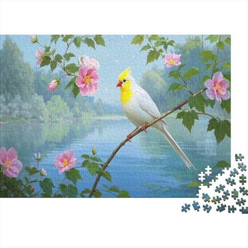 Kapibarafisch Puzzles Aus 1000 Teilen Für Erwachsene Blumenkranz Anspruchsvolles Spielzeug Holzpuzzles Familien-Puzzlespiel Home-Dekoration 1000pcs (75x50cm) von YYVKPMLXC