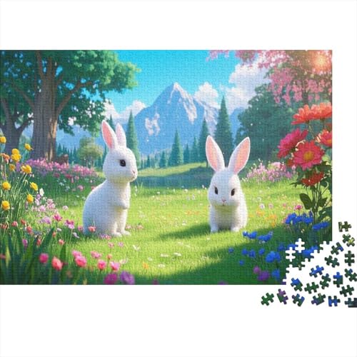 Kleine Fledermaus Puzzles Mit 1000 Stücken Für Erwachsene Cartoontier Herausforderungsspielzeug Holzpuzzles Familien-Puzzlespiel Home-Dekoration 1000pcs (75x50cm) von YYVKPMLXC