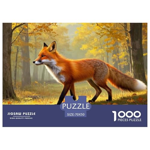Kleiner Fuchs 1000-teilige Puzzles Für Erwachsene,Herbstwald Landscape Herausforderungsspielzeug Denksport-Puzzle, Familien-Puzzlespiel Home-Dekoration 70x50cm/1000pcs Kleiner Fuchs 1000-teilige Puzzles Für Erwachsene,Herbstwald Landscape Herausforderungsspielzeug Denksport-Puzzle, Familien-Puzzlespiel Home-Dekoration 70x50cm/1000pcs von YYVKPMLXC