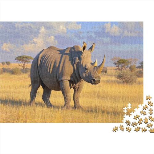 Kleines Eichhörnchen Puzzles Mit 1000 Stücken Für Erwachsene Schneefeld Herausforderungsspielzeug Figurenpuzzle Familien-Puzzlespiel Home-Dekoration 1000pcs (75x50cm) von YYVKPMLXC