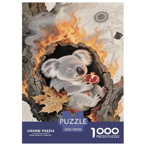 Koala 1000-stückiges Puzzle Für Erwachsene,Herbstbäume EIN Unmögliches Geschicklichkeitsspiel Intelligenz-Puzzle Home-Dekoration 70x50cm/1000pcs Koala 1000-stückiges Puzzle Für Erwachsene,Herbstbäume EIN Unmögliches Geschicklichkeitsspiel Intelligenz-Puzzle Home-Dekoration 70x50cm/1000pcs von YYVKPMLXC