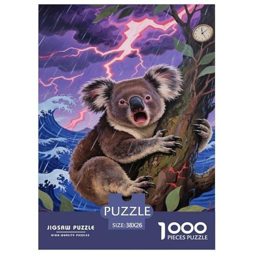 Koala 1000-stückiges Puzzle Für Erwachsene,Ozeansturm EIN Unmögliches Geschicklichkeitsspiel Intelligenz-Puzzle Home-Dekoration 38x26cm/1000pcs Koala 1000-stückiges Puzzle Für Erwachsene,Ozeansturm EIN Unmögliches Geschicklichkeitsspiel Intelligenz-Puzzle Home-Dekoration 38x26cm/1000pcs von YYVKPMLXC