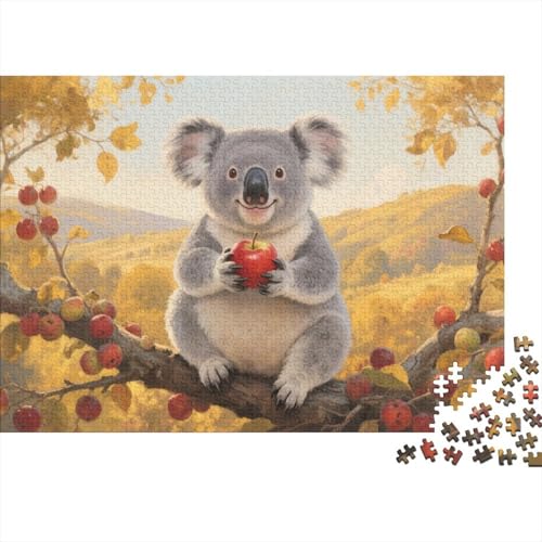 Koala 1000-teilige Puzzles Für Erwachsene,Herbst Obstgarten Herausforderungsspielzeug Denksport-Puzzle, Familien-Puzzlespiel Home-Dekoration 1000pcs (75x50cm) von YYVKPMLXC