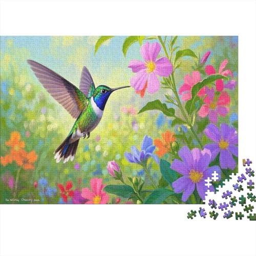 Kolibri Puzzles Aus 1000 Teilen Für Erwachsene Cartoontier Anspruchsvolles Spielzeug Holzpuzzles Familien-Puzzlespiel Home-Dekoration 1000pcs (75x50cm) von YYVKPMLXC