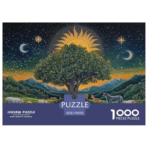 Lebensbaum 1000-teiliges Puzzle Für Erwachsene, Herausforderungsspielzeug Intelligenz-Puzzle Lernspiel Spielzeug Home-Dekoration 70x50cm/1000pcs Lebensbaum 1000-teiliges Puzzle Für Erwachsene, Herausforderungsspielzeug Intelligenz-Puzzle Lernspiel Spielzeug Home-Dekoration 70x50cm/1000pcs von YYVKPMLXC
