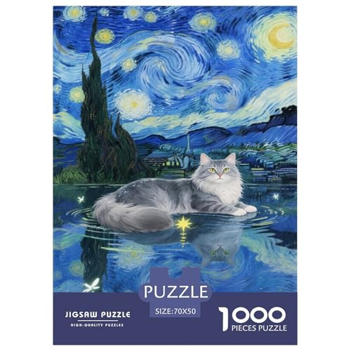 Maine-Coon-Kater 1000-teiliges Puzzle Für Erwachsene,SeeRosene Herausforderungsspielzeug Intelligenz-Puzzle Lernspiel Spielzeug Home-Dekoration 70x50cm/1000pcs Maine-Coon-Kater 1000-teiliges Puzzle Für Erwachsene,SeeRosene Herausforderungsspielzeug Intelligenz-Puzzle Lernspiel Spielzeug Home-Dekoration 70x50cm/1000pcs von YYVKPMLXC