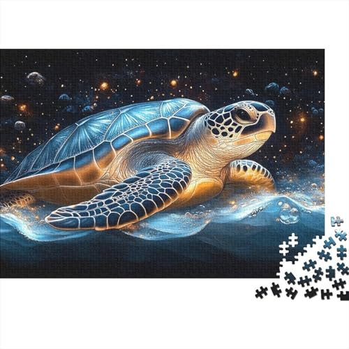 Meeresschildkröte Puzzle Aus 1000 Stücken Für Erwachsene Ozean Theme EIN Unmögliches Geschicklichkeitsspiel Schnipselpuzzle Familien-Puzzlespiel Home-Dekoration 1000pcs (75x50cm) von YYVKPMLXC