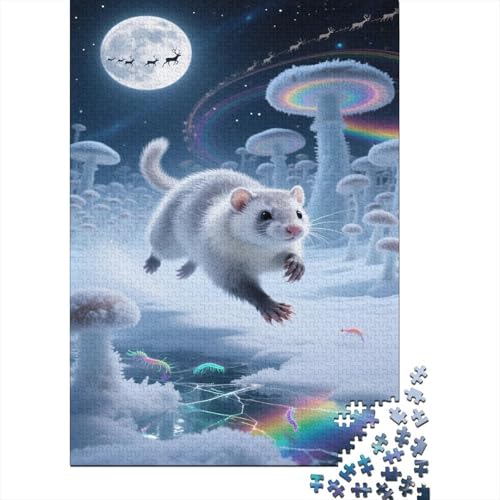 Mustelid 1000-stückiges Puzzle Für Erwachsene Fantastische Landschaft EIN Unmögliches Geschicklichkeitsspiel Schnipselpuzzle Lernspiel Spielzeug Geschenk Home-Dekoration 1000pcs (75x50cm) von YYVKPMLXC