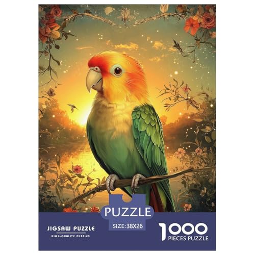 Papagei 1000-teilige Puzzles Für Erwachsene,Sonnuntergang EIN Unmögliches Geschicklichkeitsspiel Familien-Puzzlespiel Home-Dekoration 38x26cm/1000pcs Papagei 1000-teilige Puzzles Für Erwachsene,Sonnuntergang EIN Unmögliches Geschicklichkeitsspiel Familien-Puzzlespiel Home-Dekoration 38x26cm/1000pcs von YYVKPMLXC